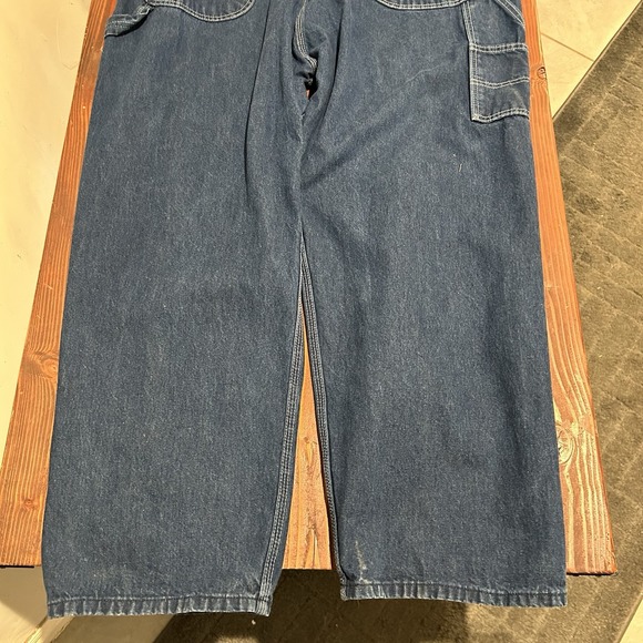 Key Imperial Overalls Mens 44x29 Denim Workwear Carpenter Utility "Read" - Picture 16 of 16